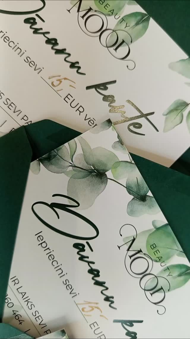 Beauty Mood dāvanu karte ar eikalipta zariem